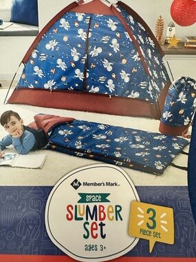 Member's Mark Kids Space Slumber Set in Blue - 3-Piece